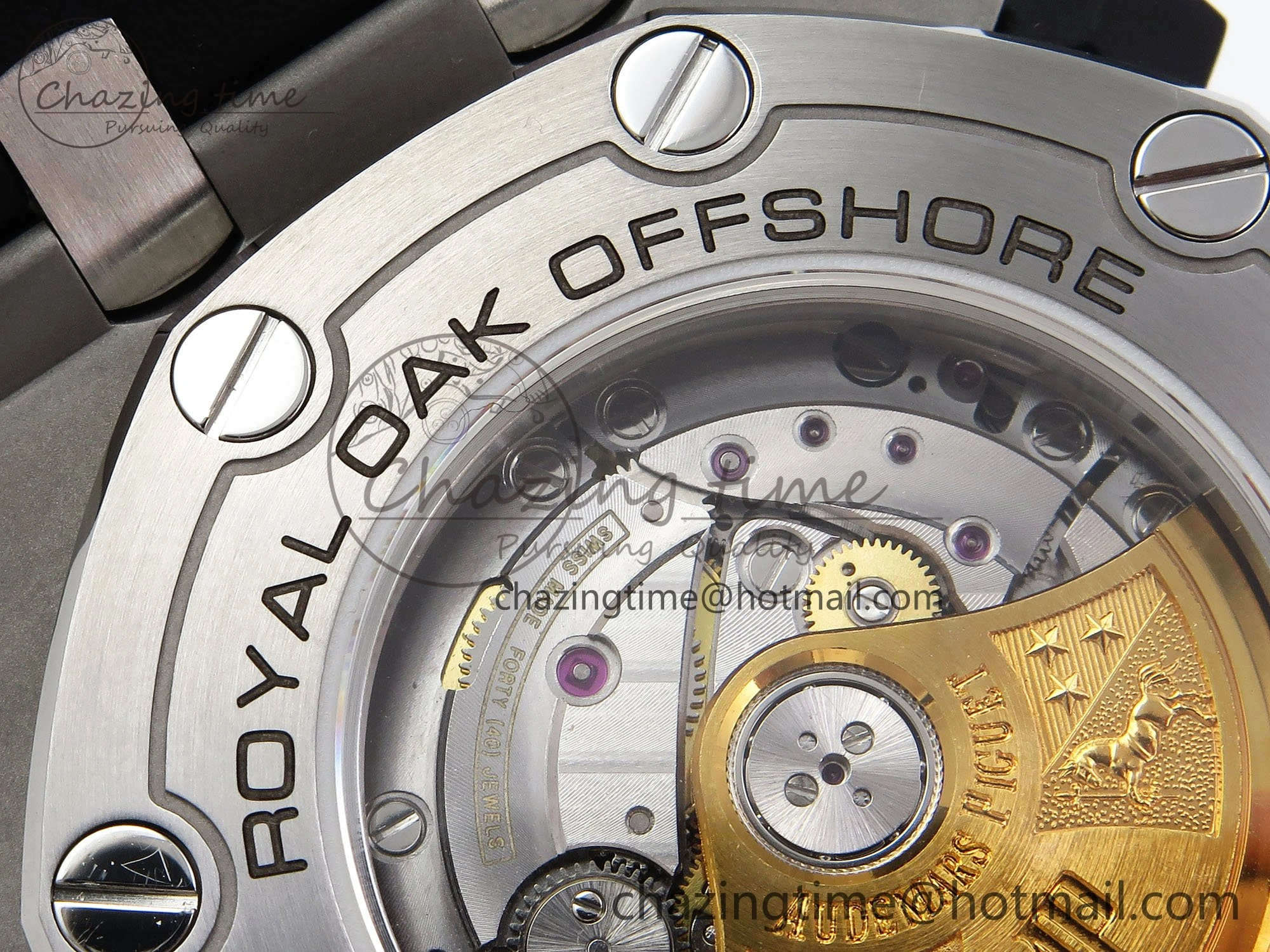 Royal Oak Offshore Diver 15710 IPF 1:1 Best Edition White Dial on Black Rubber Strap SA3120 Super Clone