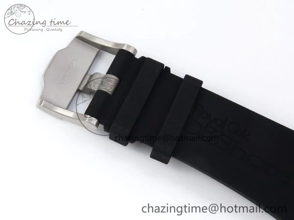 Royal Oak Offshore Diver 15710 IPF 1:1 Best Edition White Dial on Black Rubber Strap SA3120 Super Clone