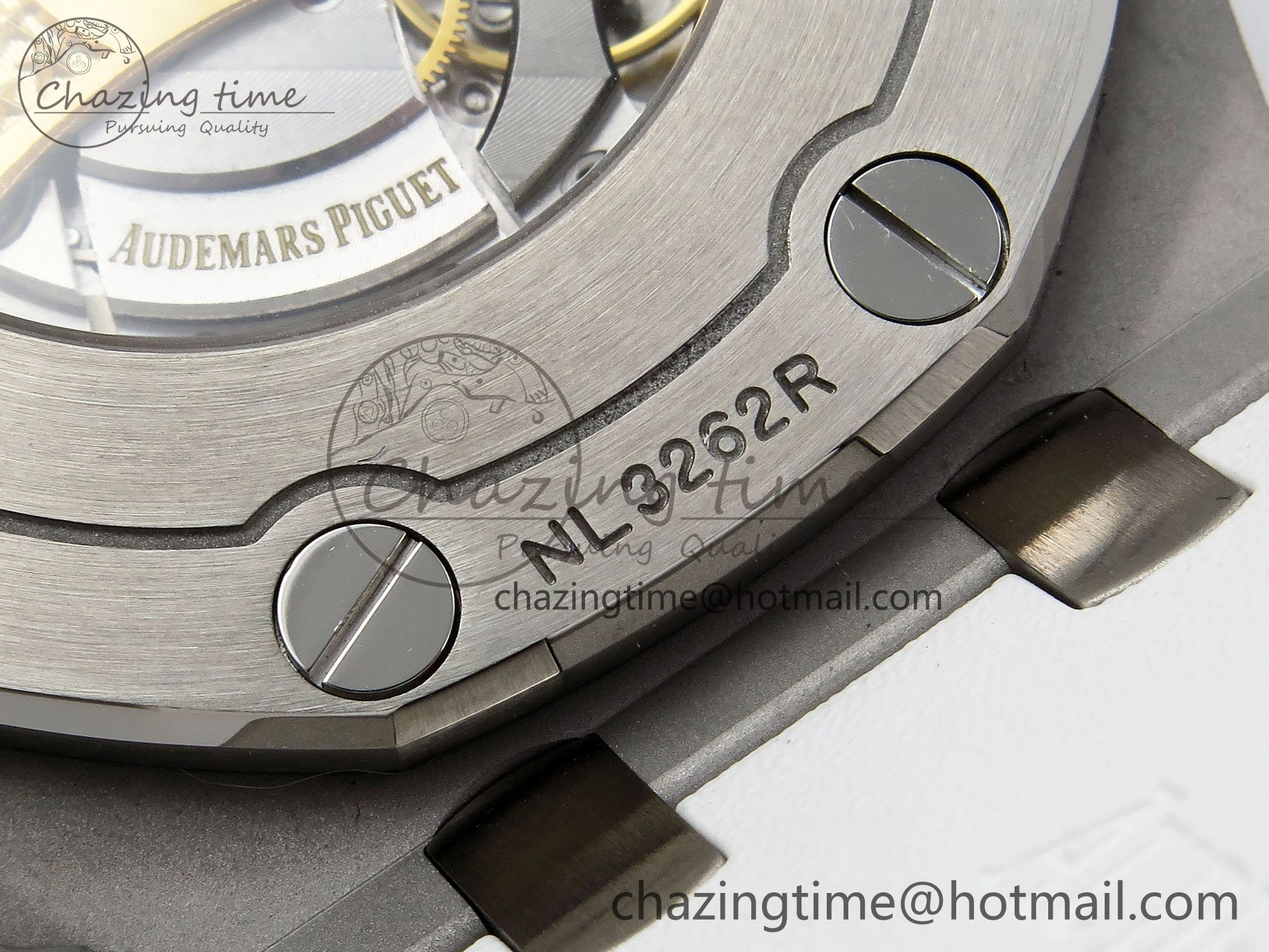 Royal Oak Offshore Diver 15710 IPF 1:1 Best Edition White Dial on White Rubber Strap SA3120 Super Clone