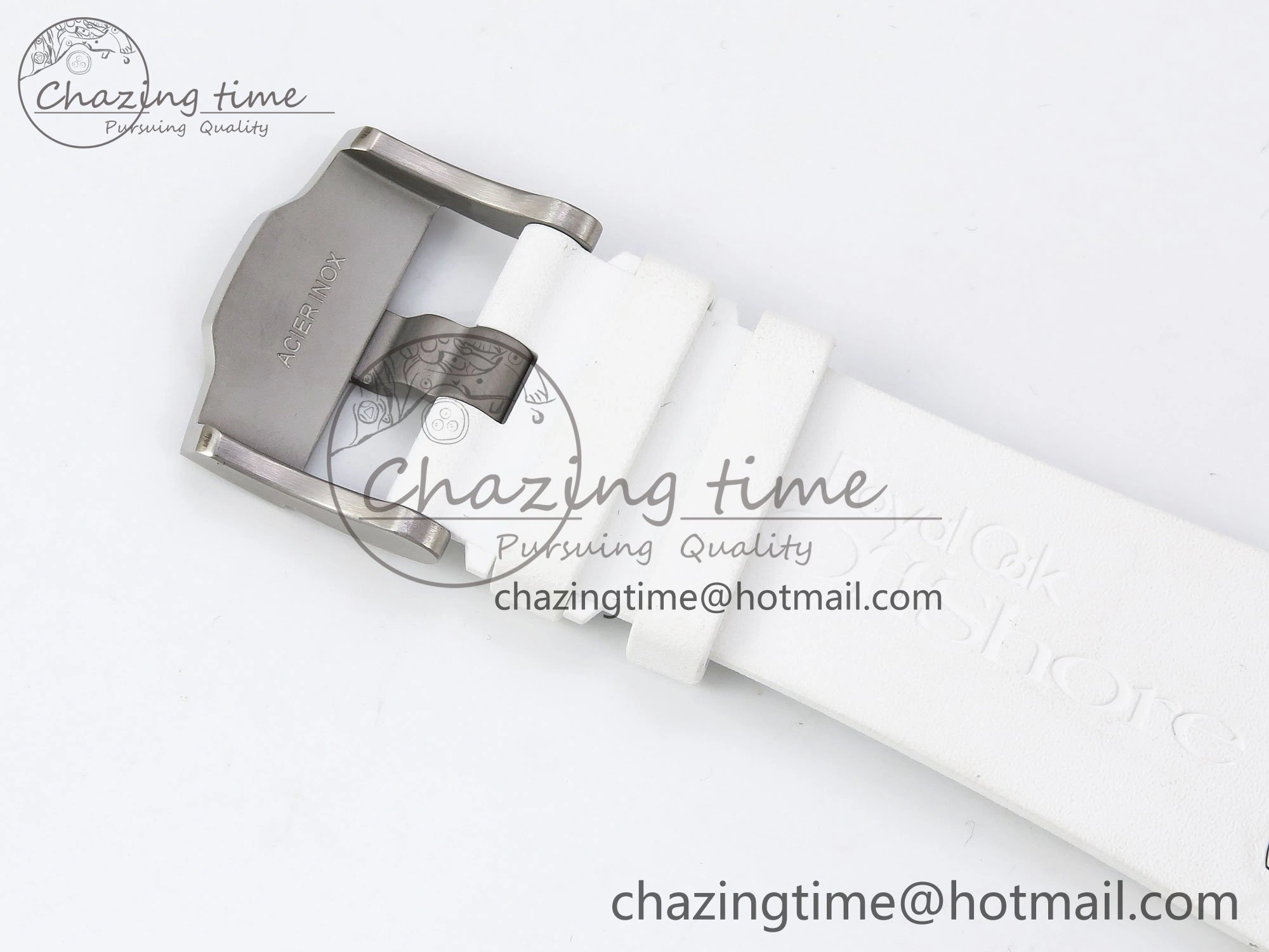 Royal Oak Offshore Diver 15710 IPF 1:1 Best Edition White Dial on White Rubber Strap SA3120 Super Clone