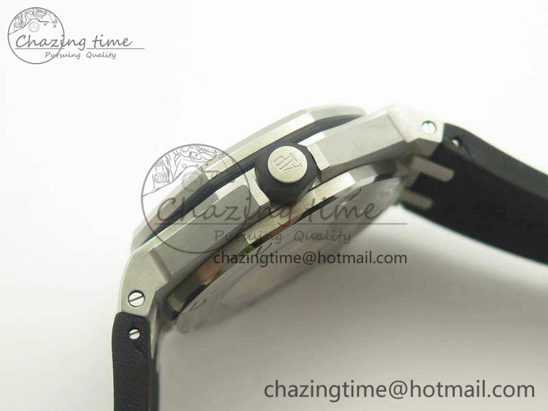 Royal Oak Offshore Diver 15710 JF 1:1 Best Edition White Dial On Rubber Strap A3120 V9