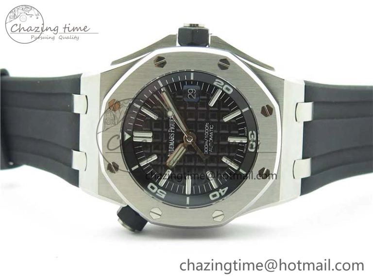 Royal Oak Offshore Diver 15710 JF 1:1 Best Edition on Rubber Strap A2824 V10