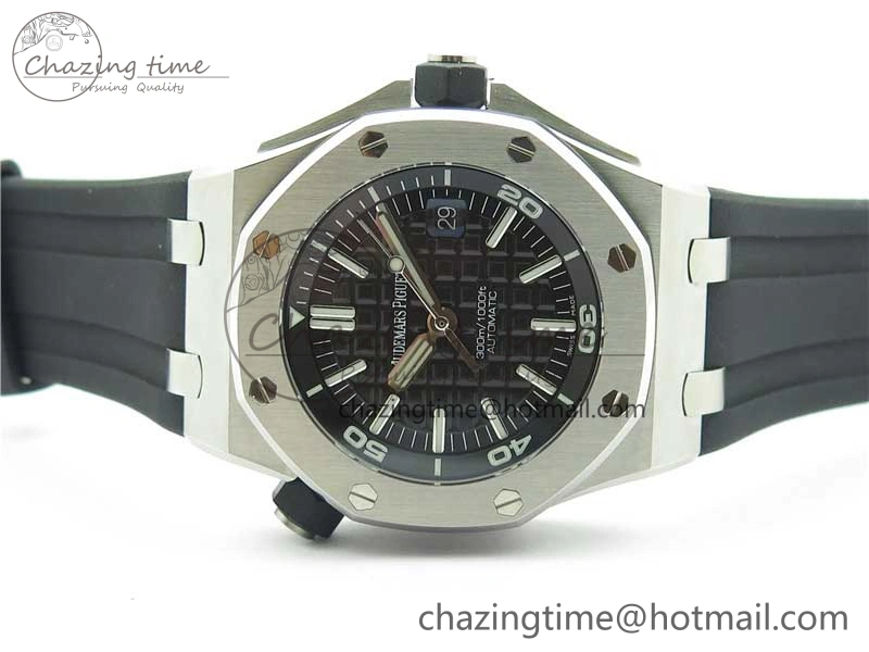 Royal Oak Offshore Diver 15710 JF 1:1 Best Edition on Rubber Strap A2824 V10