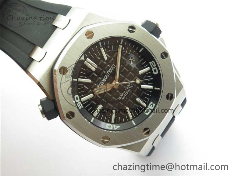 Royal Oak Offshore Diver 15710 JF 1:1 Best Edition on Rubber Strap A2824 V10