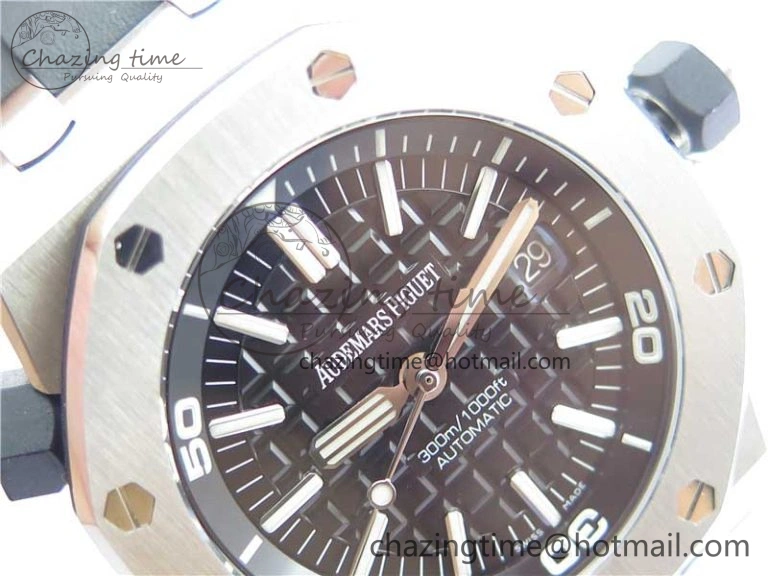Royal Oak Offshore Diver 15710 JF 1:1 Best Edition on Rubber Strap A2824 V10