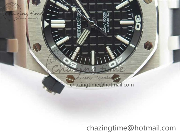 Royal Oak Offshore Diver 15710 JF 1:1 Best Edition on Rubber Strap A2824 V10