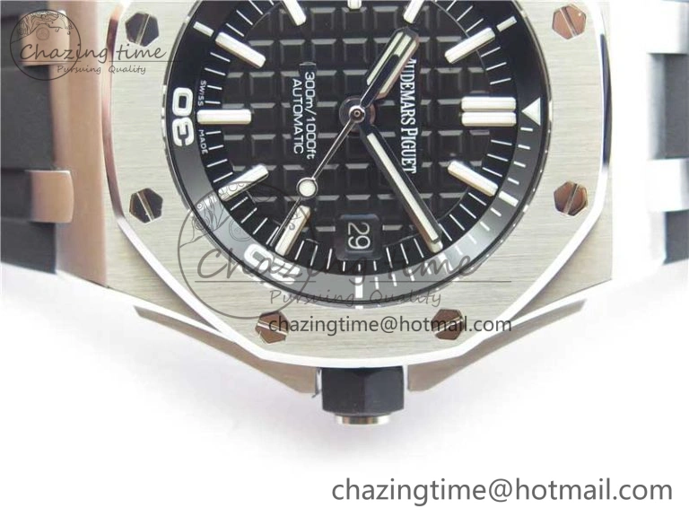 Royal Oak Offshore Diver 15710 JF 1:1 Best Edition on Rubber Strap A2824 V10