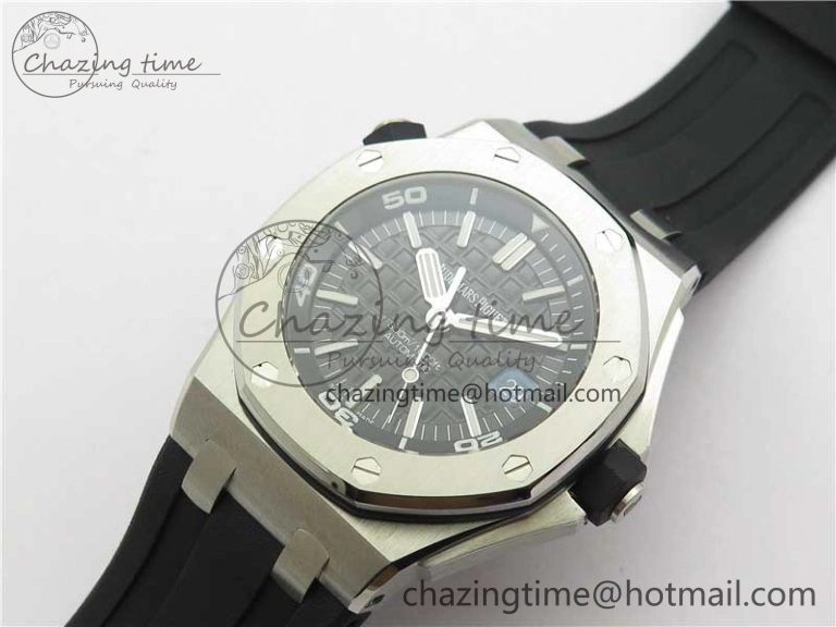 Royal Oak Offshore Diver 15710 JF 1:1 Best Edition on Rubber Strap A2824 V10