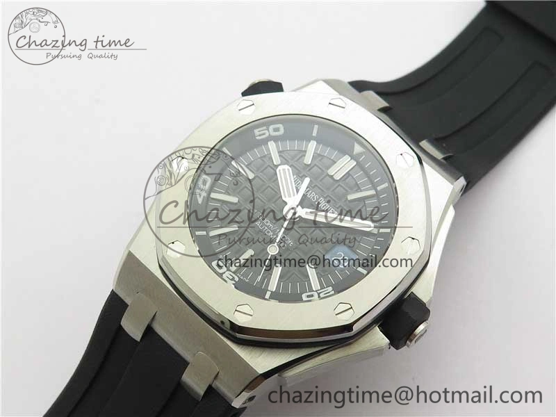 Royal Oak Offshore Diver 15710 JF 1:1 Best Edition on Rubber Strap A2824 V10