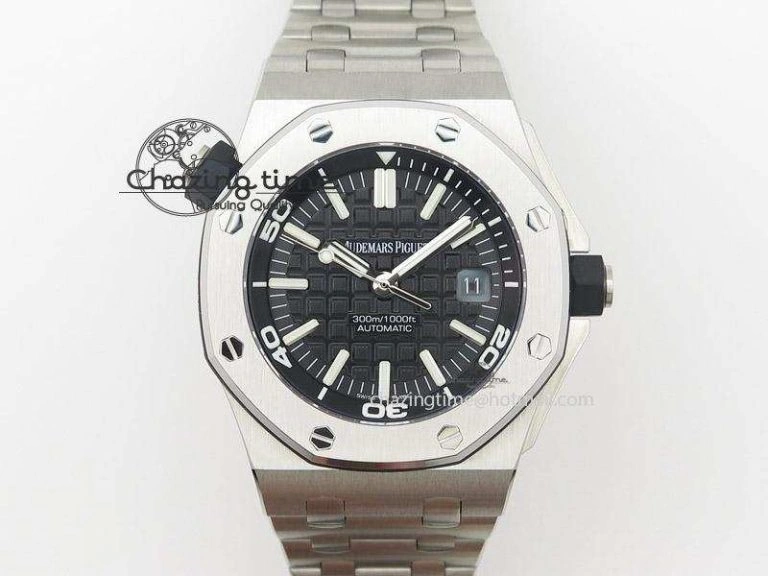 Royal Oak Offshore Diver 15710 Noob Best Edition On SS Bracelet A2824