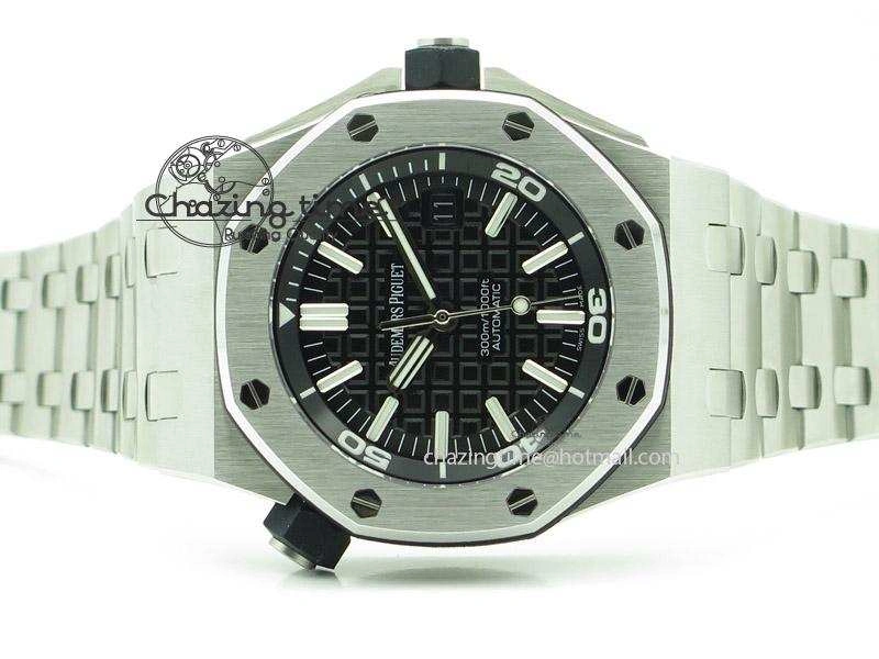 Royal Oak Offshore Diver 15710 Noob Best Edition On SS Bracelet A2824