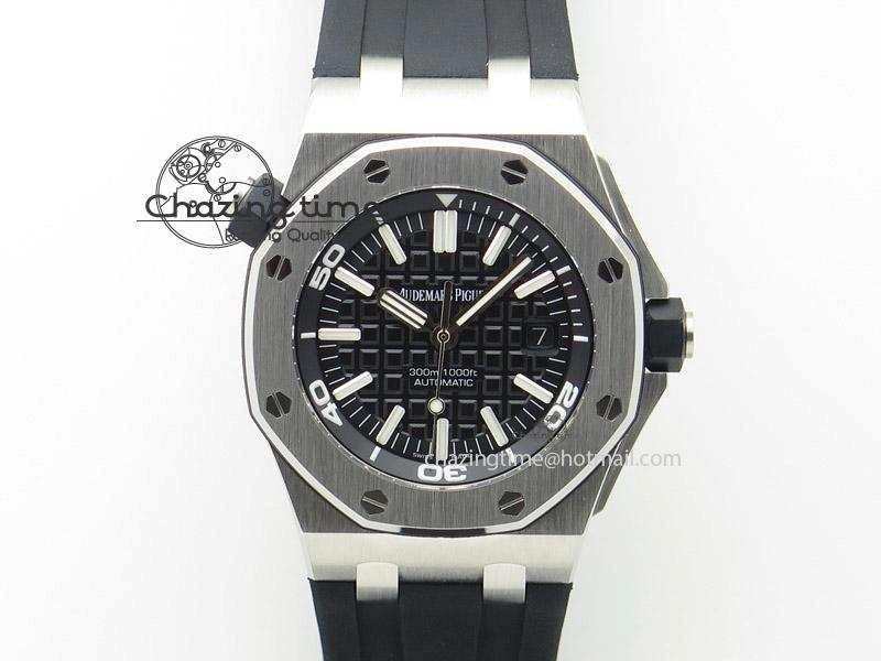 Royal Oak Offshore Diver 15710 Noob Best Edition on Rubber Strap A2824