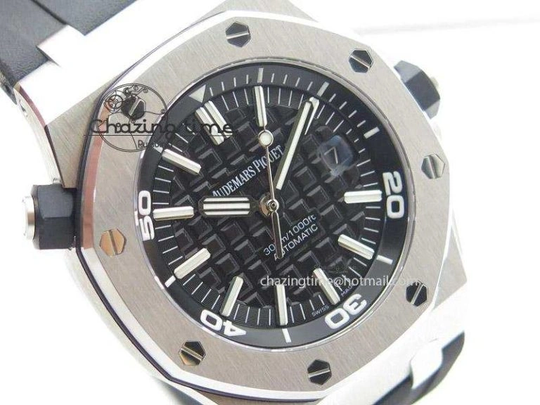 Royal Oak Offshore Diver 15710 Noob Best Edition on Rubber Strap A2824