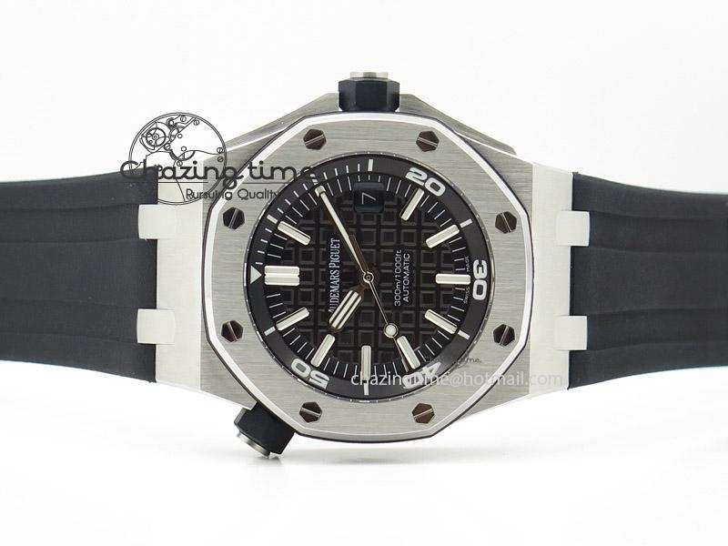 Royal Oak Offshore Diver 15710 Noob Best Edition on Rubber Strap A2824