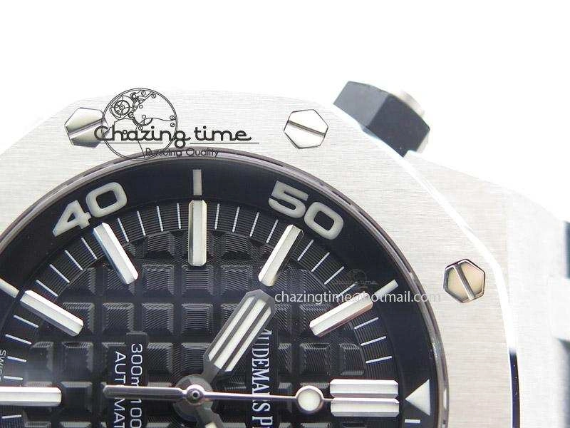 Royal Oak Offshore Diver 15710 Noob Best Edition on Rubber Strap A2824