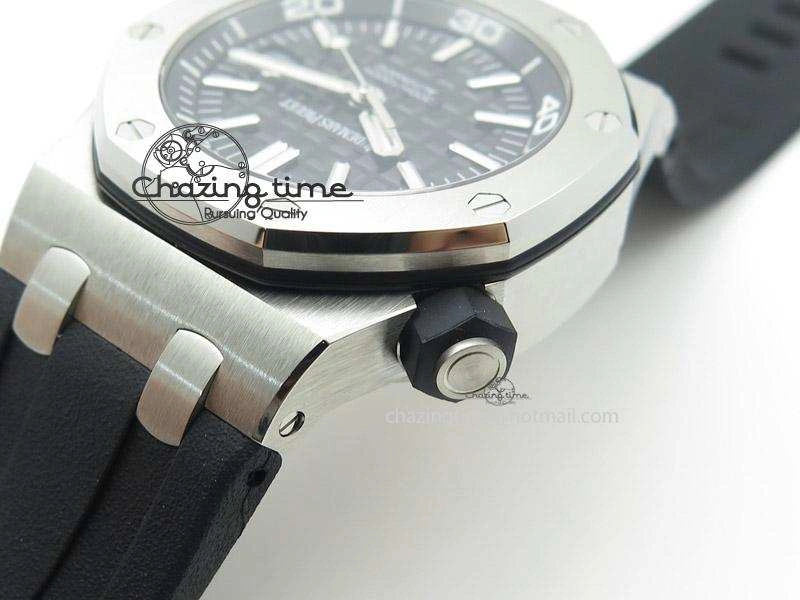 Royal Oak Offshore Diver 15710 Noob Best Edition on Rubber Strap A2824