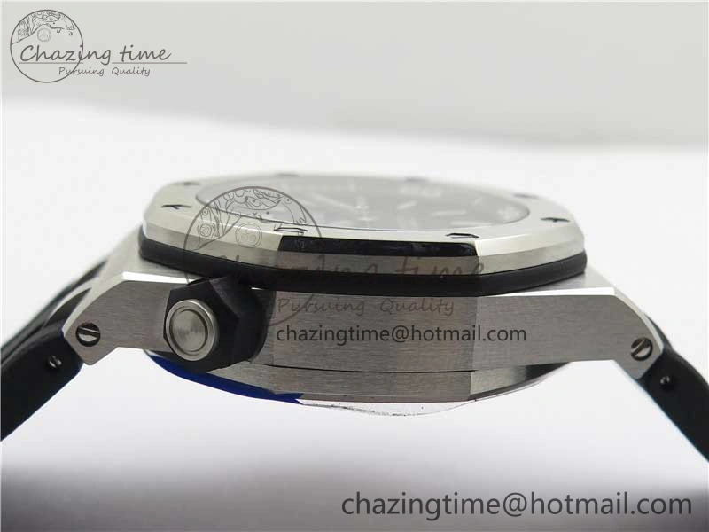 Royal Oak Offshore Diver 15710 ZF 1:1 Best Edition Black Dial on Black Rubber Strap A3120