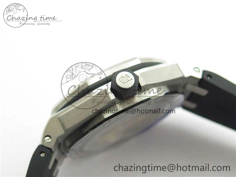 Royal Oak Offshore Diver 15710 ZF 1:1 Best Edition Black Dial on Black Rubber Strap A3120