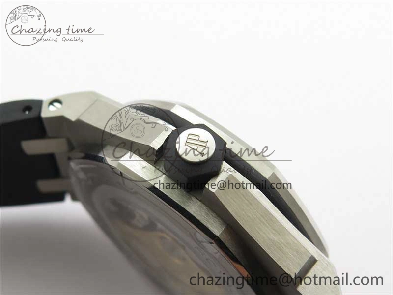 Royal Oak Offshore Diver 15710 ZF 1:1 Best Edition Black Dial on Black Rubber Strap A3120