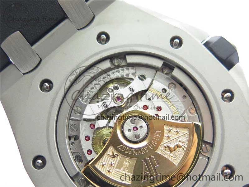 Royal Oak Offshore Diver 15710 ZF 1:1 Best Edition Black Dial on Black Rubber Strap A3120