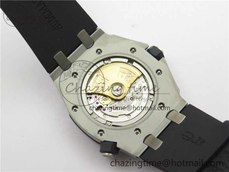Royal Oak Offshore Diver 15710 ZF 1:1 Best Edition Black Dial on Black Rubber Strap A3120