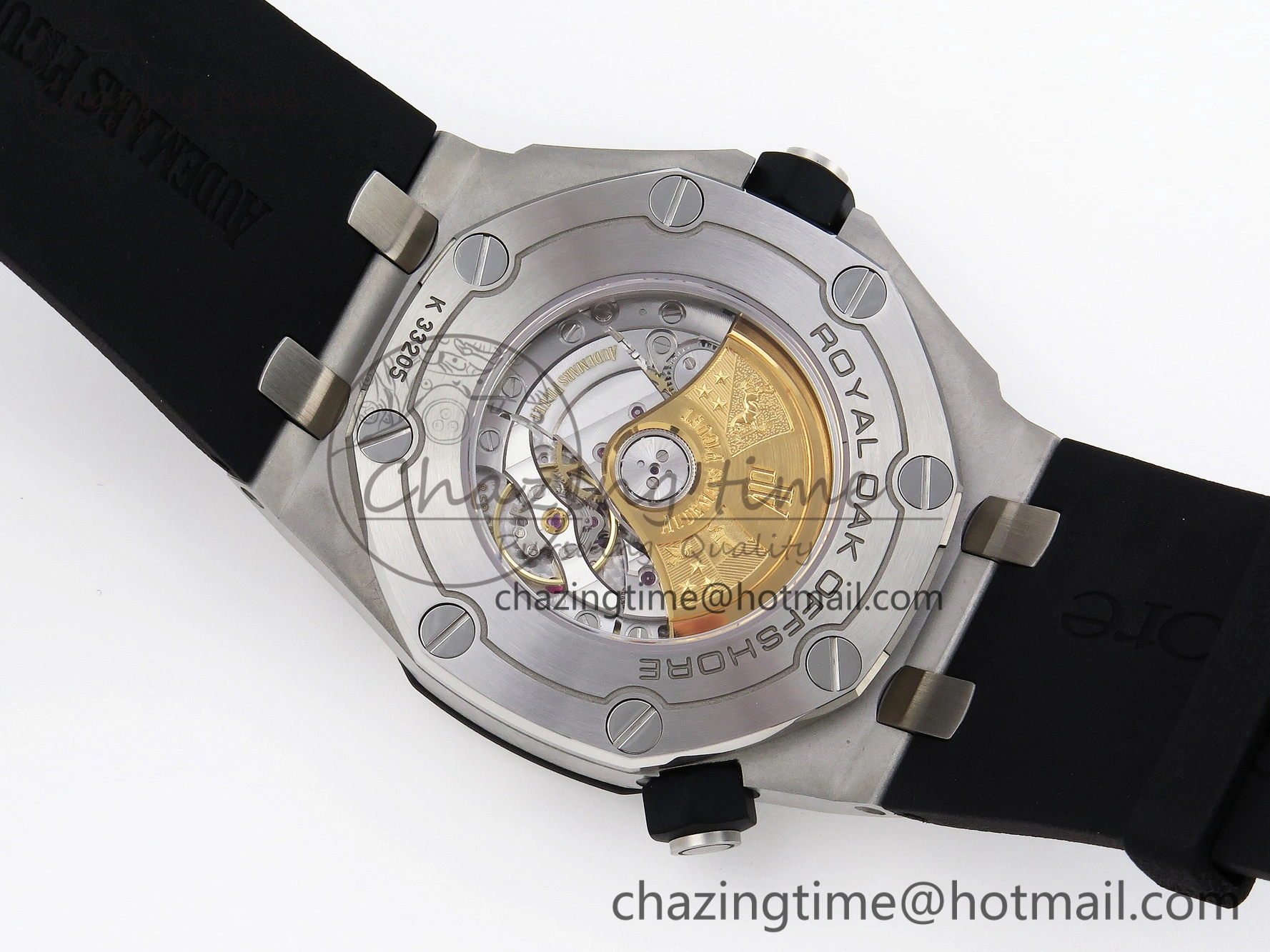 Royal Oak Offshore Diver 15710 ZF 1:1 Best Edition Black Dial on Black Rubber Strap SA3120 Super Clone V2