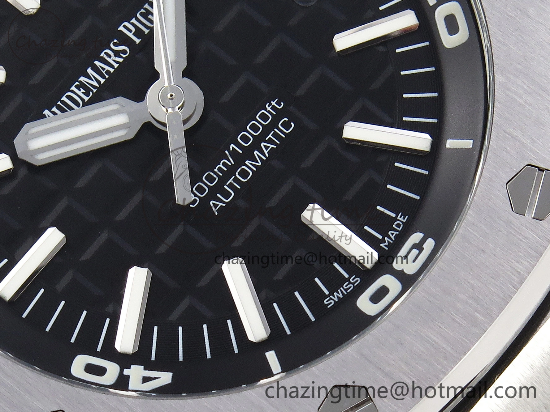 Royal Oak Offshore Diver 15710 ZF 1:1 Best Edition Black Dial on Black Rubber Strap SA3120 Super Clone V2