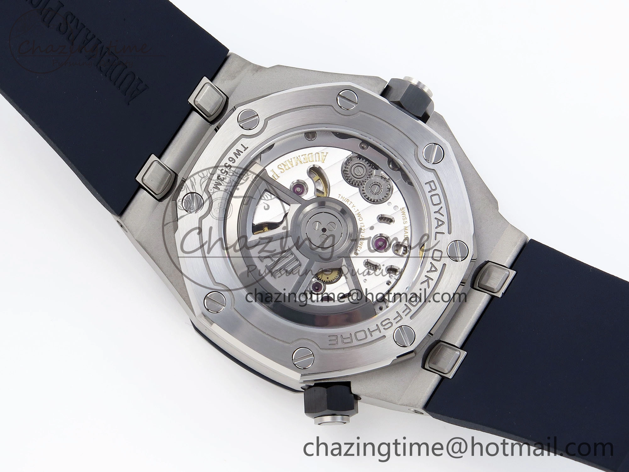Royal Oak Offshore Diver 15720 APSF 1:1 Best Edition Blue Dial on Blue Rubber Strap SA4308