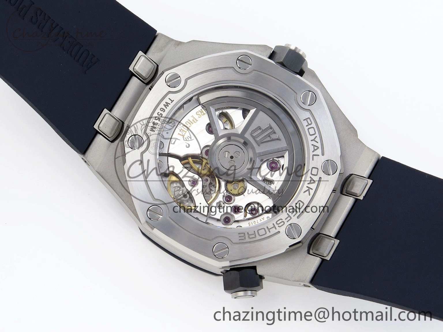Royal Oak Offshore Diver 15720 APSF 1:1 Best Edition Blue Dial on Blue Rubber Strap SA4308