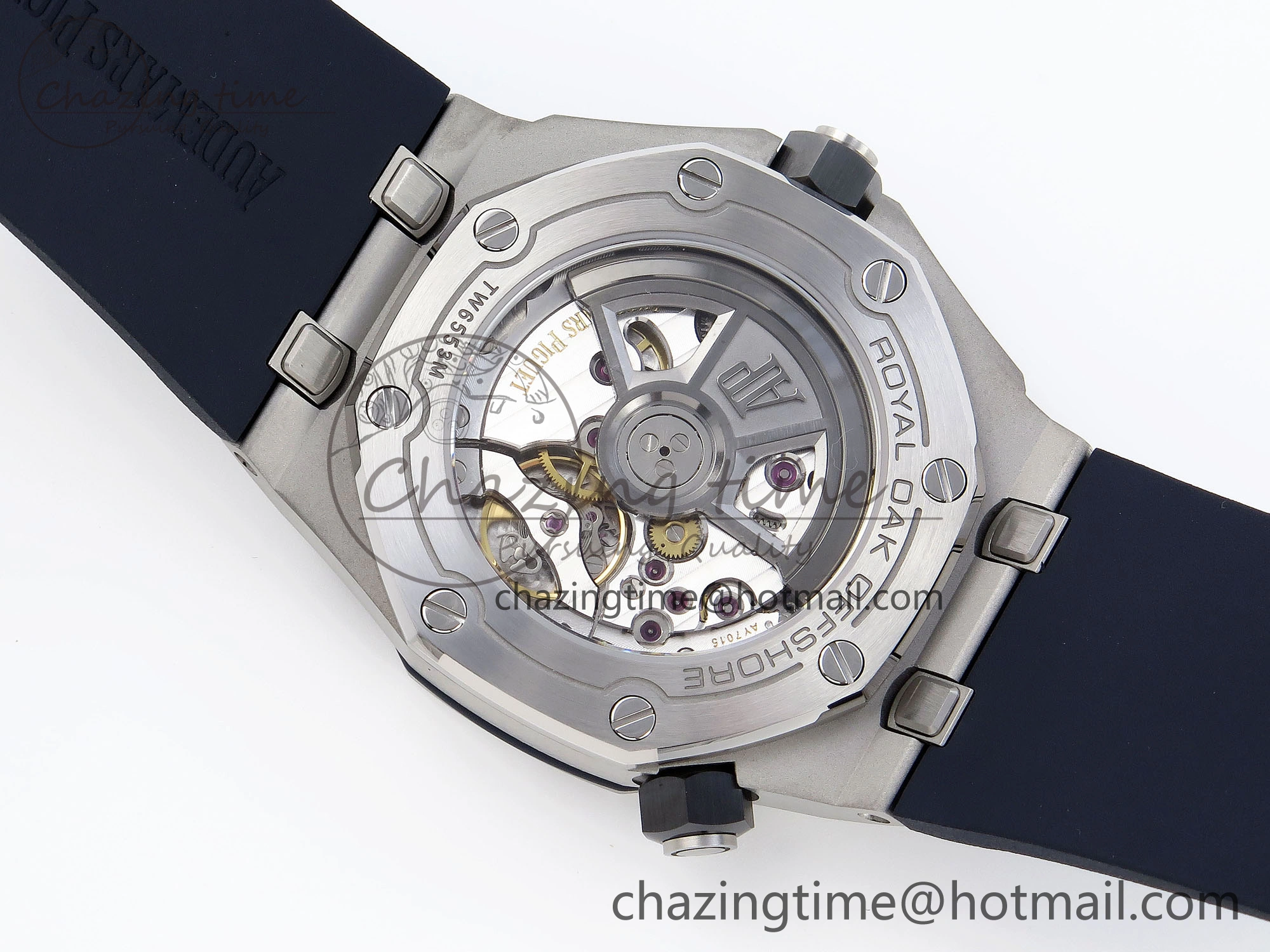 Royal Oak Offshore Diver 15720 APSF 1:1 Best Edition Blue Dial on Blue Rubber Strap SA4308