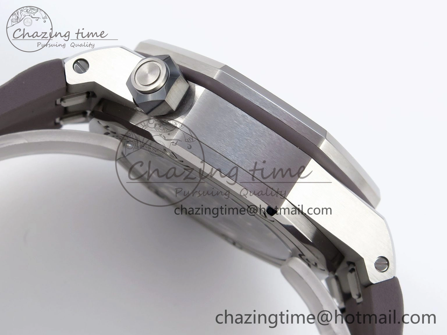 Royal Oak Offshore Diver 15720 APSF 1:1 Best Edition Gray Dial on Gray Rubber Strap SA4308