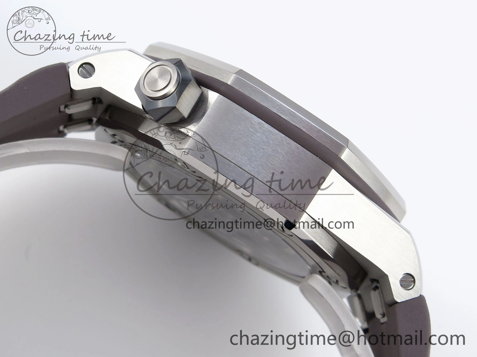 Royal Oak Offshore Diver 15720 APSF 1:1 Best Edition Gray Dial on Gray Rubber Strap SA4308