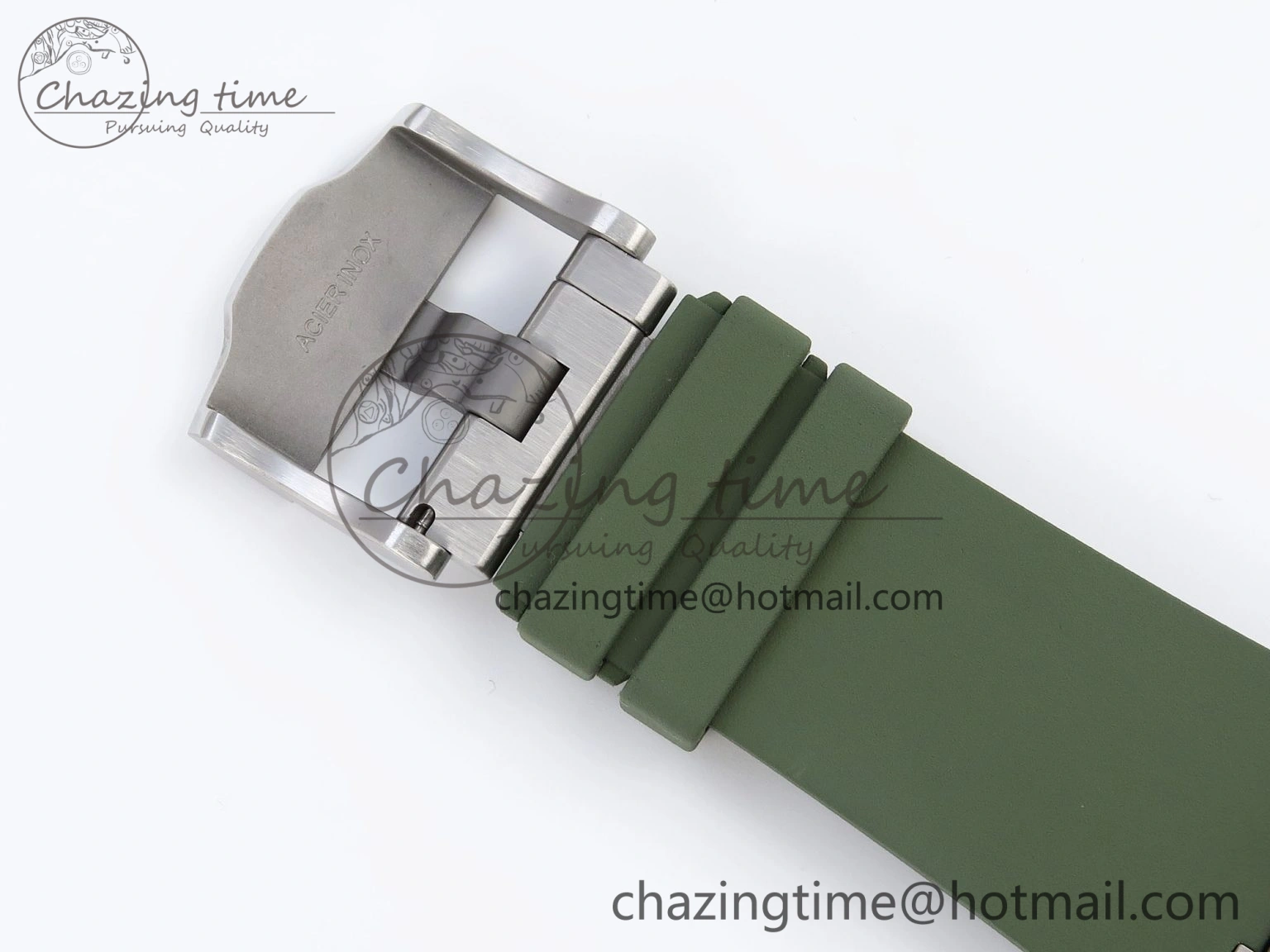 Royal Oak Offshore Diver 15720 APSF 1:1 Best Edition Green Dial on Green Rubber Strap SA4308