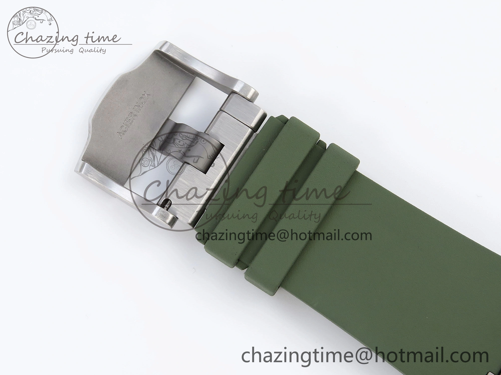 Royal Oak Offshore Diver 15720 APSF 1:1 Best Edition Green Dial on Green Rubber Strap SA4308