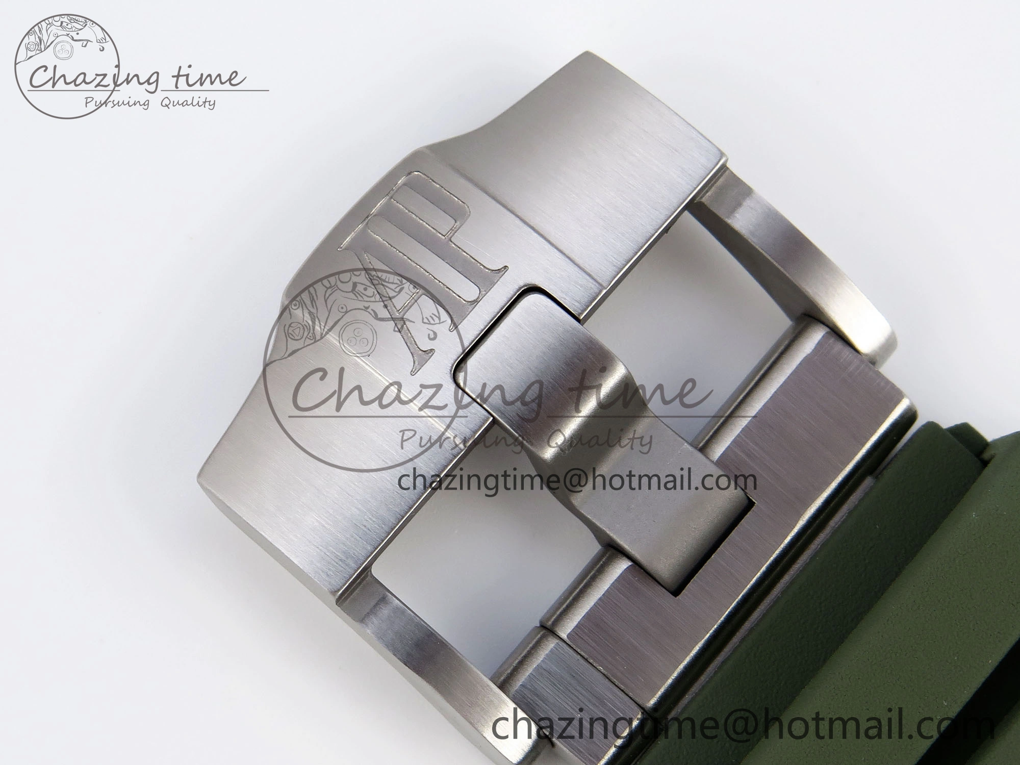 Royal Oak Offshore Diver 15720 APSF 1:1 Best Edition Green Dial on Green Rubber Strap SA4308