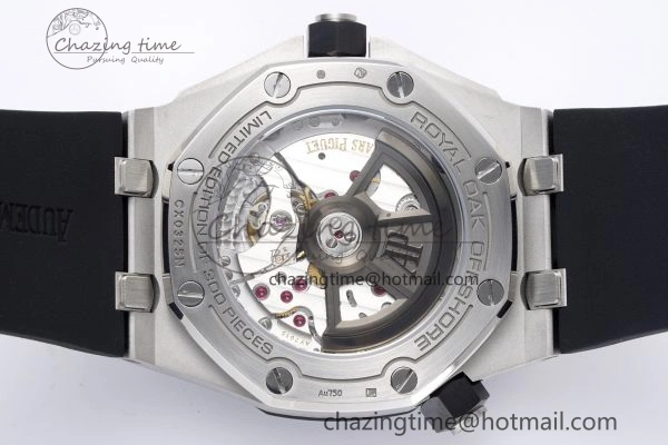 Royal Oak Offshore Diver 15720 Black Ceramic Bezel ZF 1:1 Best Edition Black Dial on Black Rubber Strap A4308