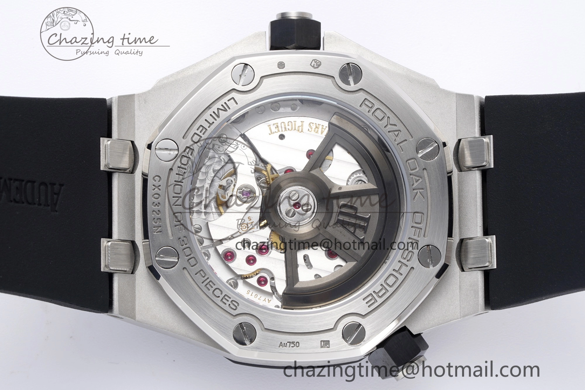Royal Oak Offshore Diver 15720 Black Ceramic Bezel ZF 1:1 Best Edition Black Dial on Black Rubber Strap A4308