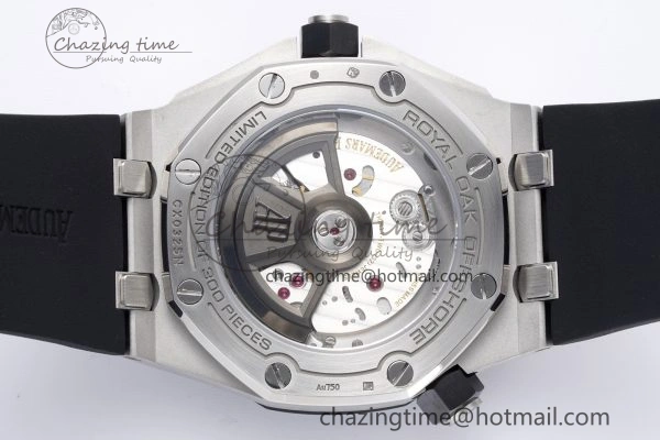 Royal Oak Offshore Diver 15720 Black Ceramic Bezel ZF 1:1 Best Edition Black Dial on Black Rubber Strap A4308