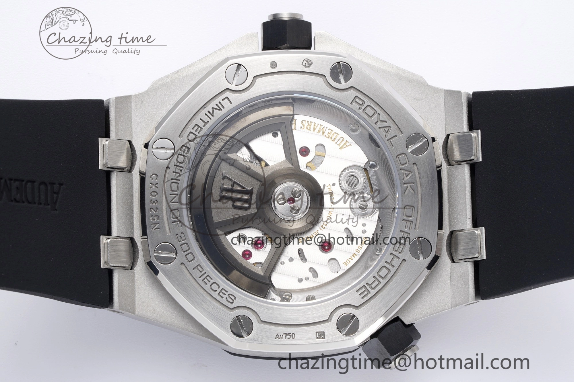 Royal Oak Offshore Diver 15720 Black Ceramic Bezel ZF 1:1 Best Edition Black Dial on Black Rubber Strap A4308