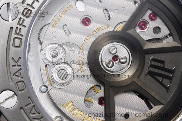 Royal Oak Offshore Diver 15720 Black Ceramic Bezel ZF 1:1 Best Edition Black Dial on Black Rubber Strap A4308