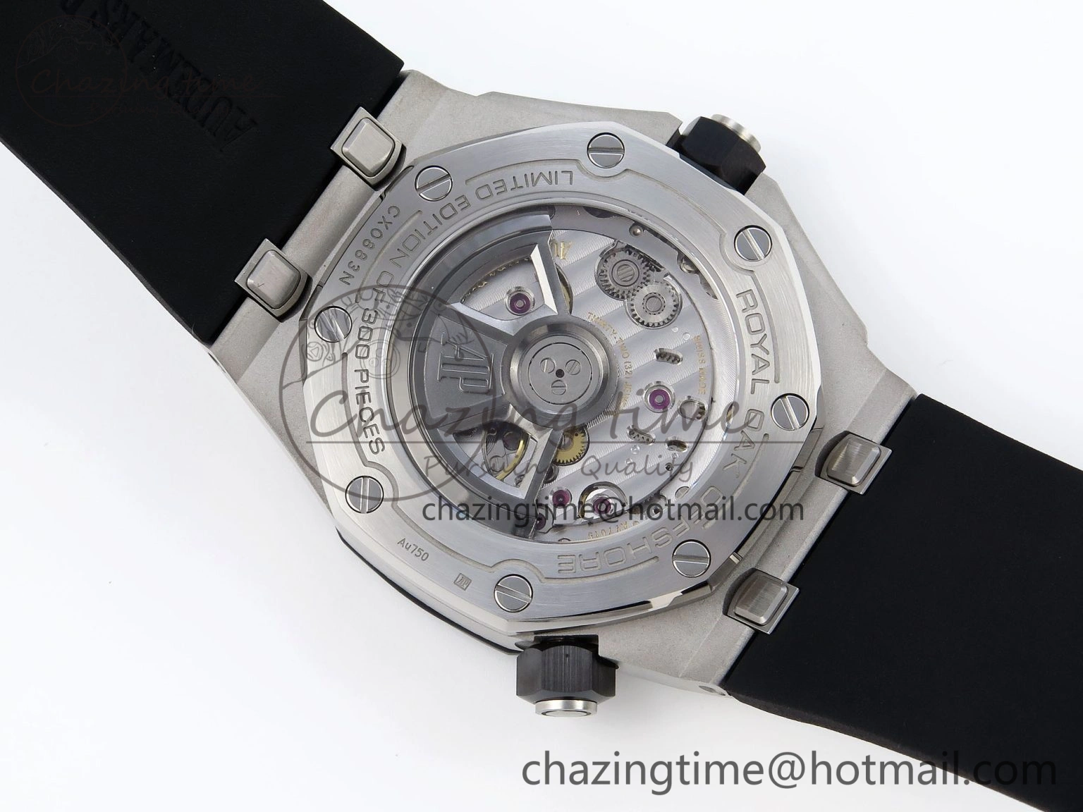 Royal Oak Offshore Diver 15720 Ceramic Bezel APSF 1:1 Best Edition Black Dial on Black Rubber Strap SA4308