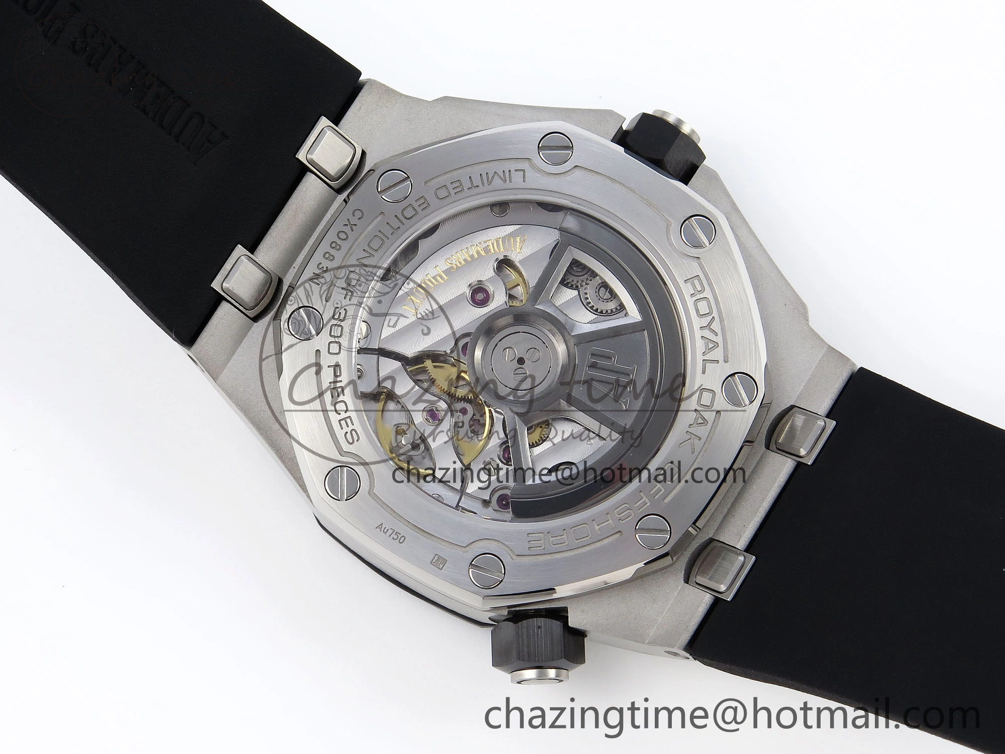 Royal Oak Offshore Diver 15720 Ceramic Bezel APSF 1:1 Best Edition Black Dial on Black Rubber Strap SA4308
