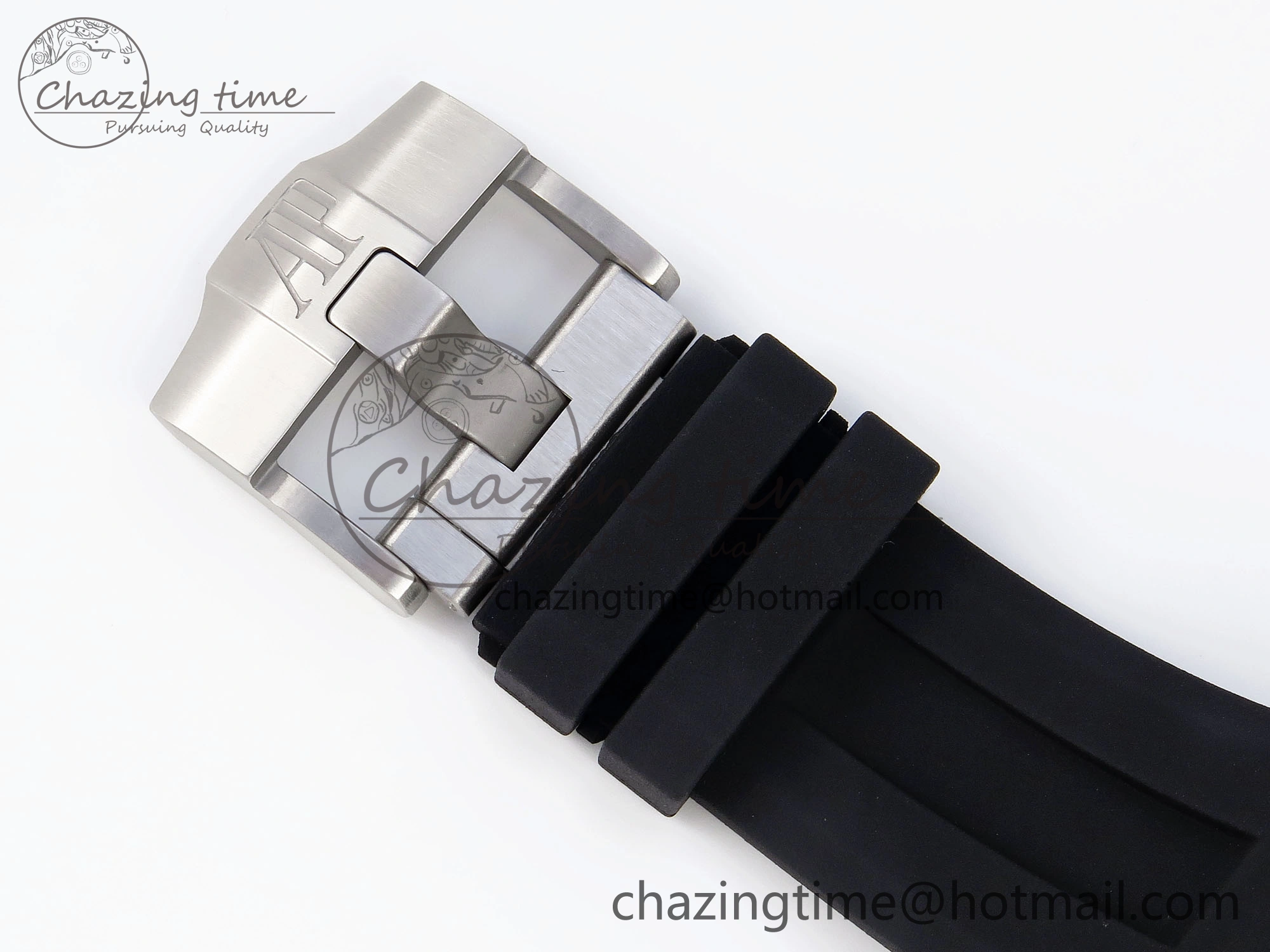 Royal Oak Offshore Diver 15720 Ceramic Bezel APSF 1:1 Best Edition Black Dial on Black Rubber Strap SA4308