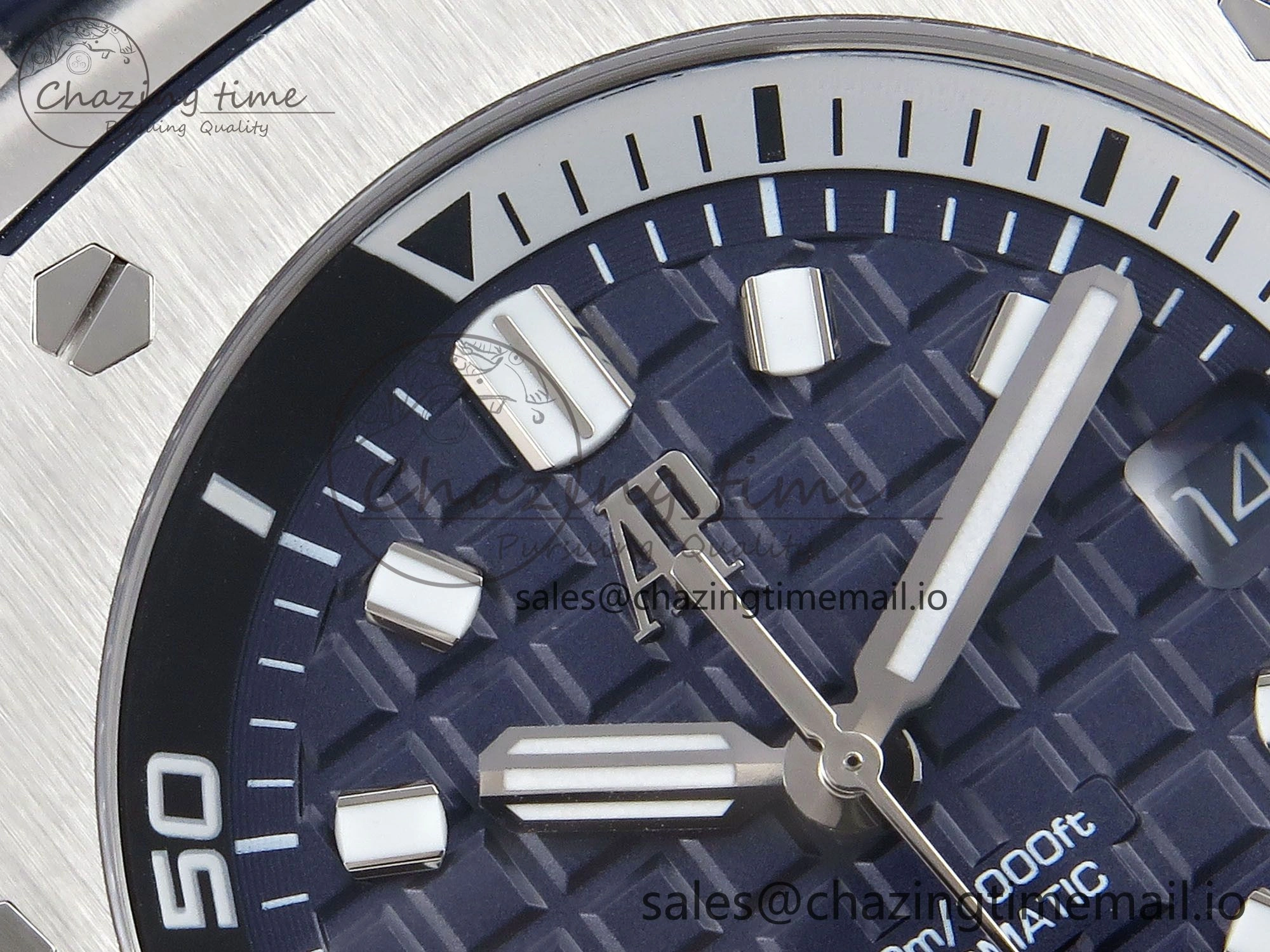 Royal Oak Offshore Diver 15720 IPF Best Edition Blue Dial on Blue Rubber Strap A4308 V2