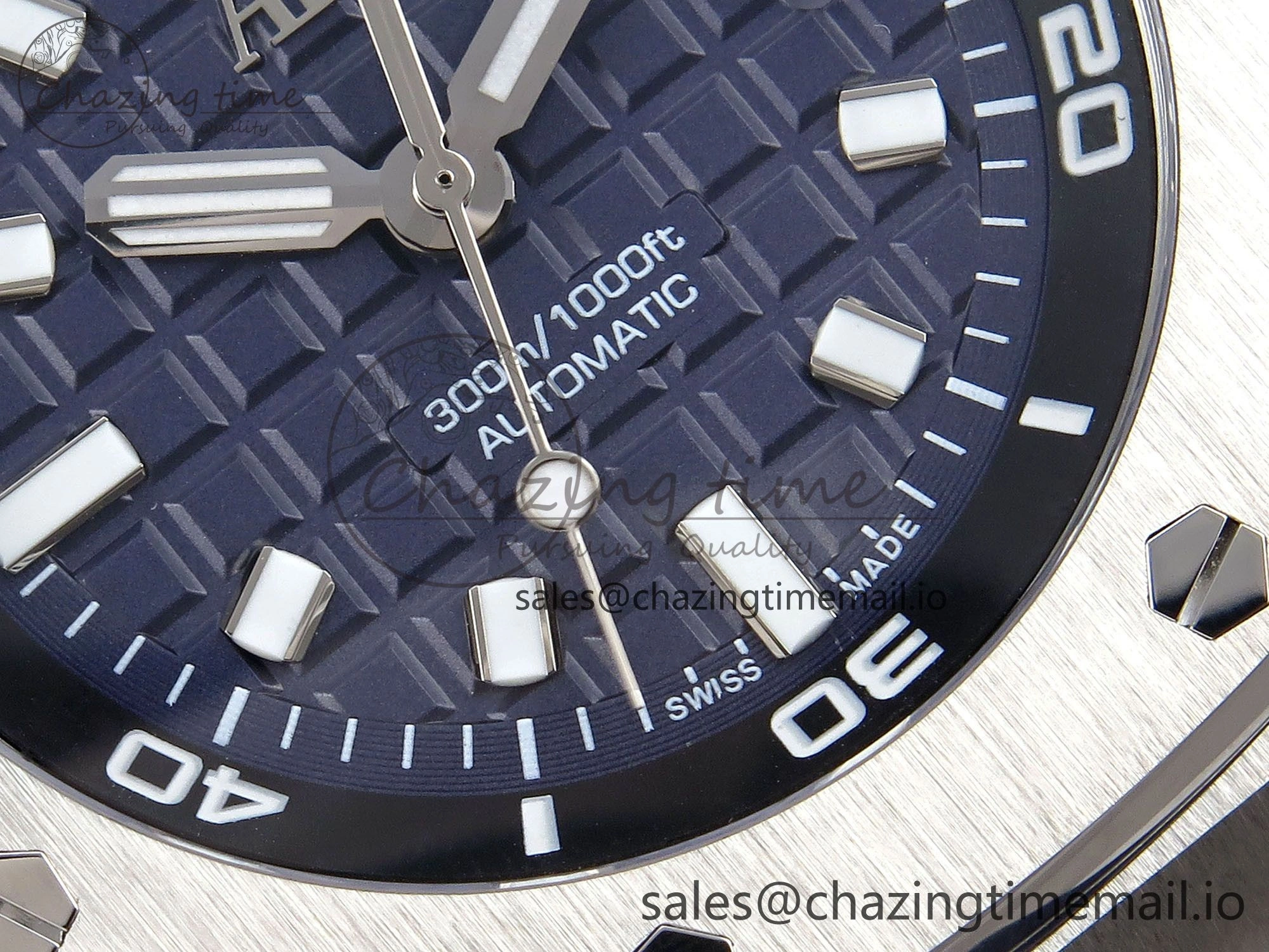 Royal Oak Offshore Diver 15720 IPF Best Edition Blue Dial on Blue Rubber Strap A4308 V2