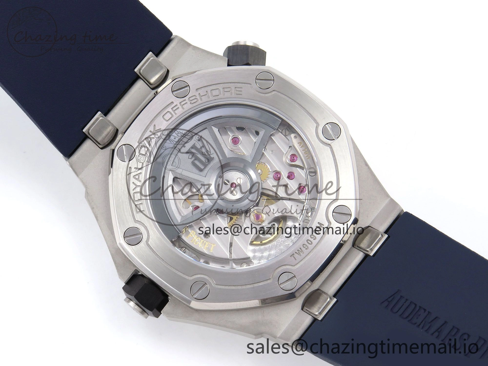 Royal Oak Offshore Diver 15720 IPF Best Edition Blue Dial on Blue Rubber Strap A4308 V2