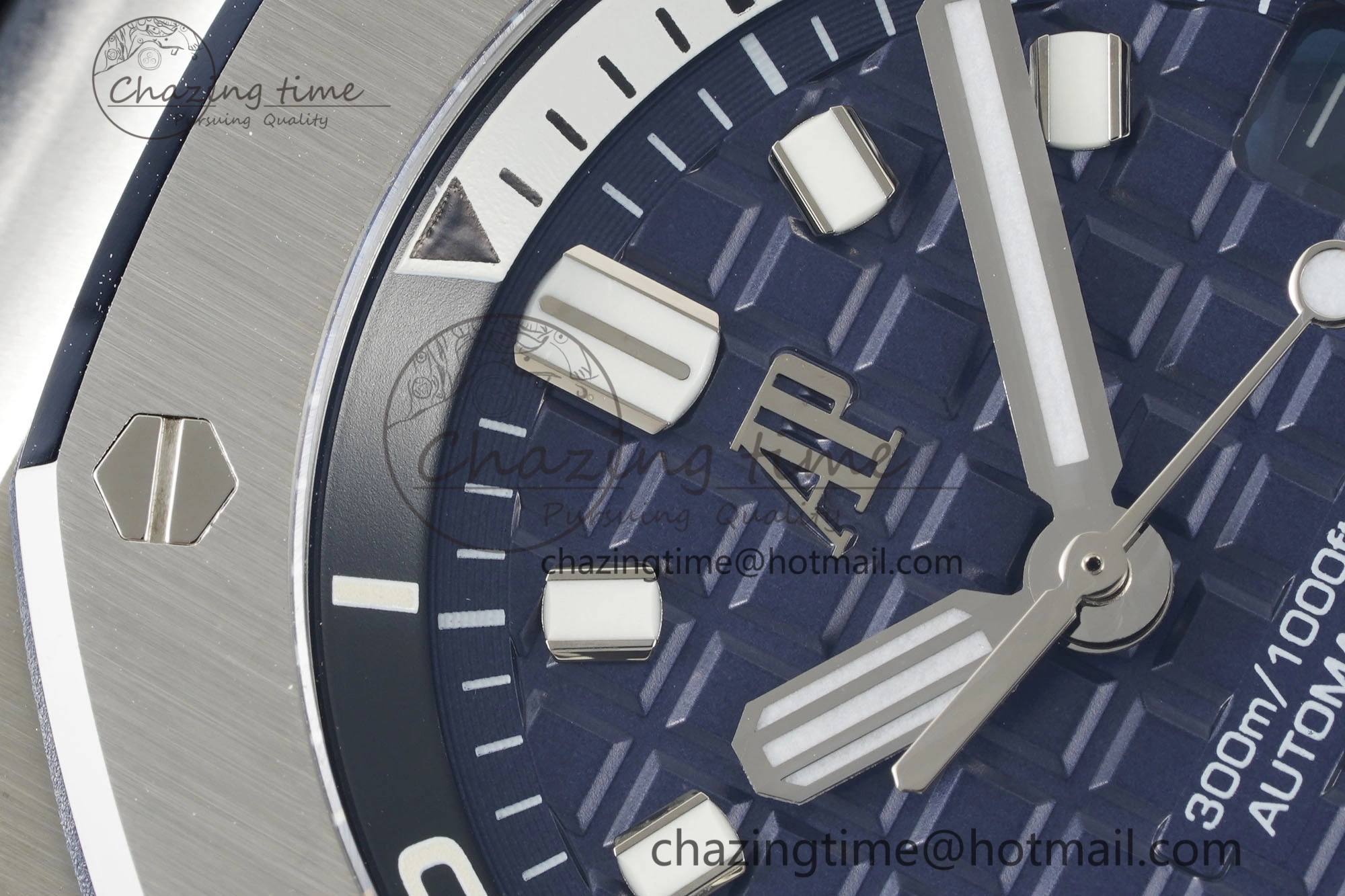 Royal Oak Offshore Diver 15720 IPF Best Edition Blue Dial on Blue Rubber Strap A4308