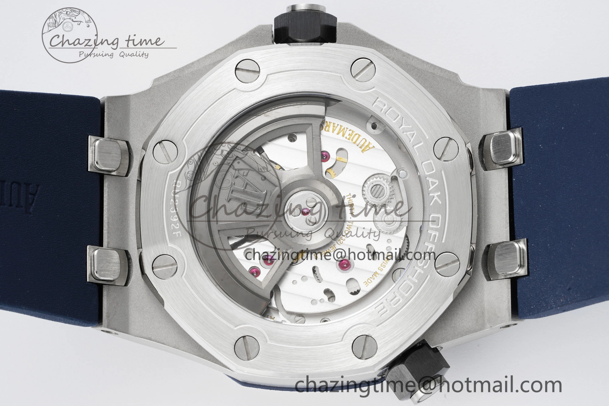 Royal Oak Offshore Diver 15720 IPF Best Edition Blue Dial on Blue Rubber Strap A4308