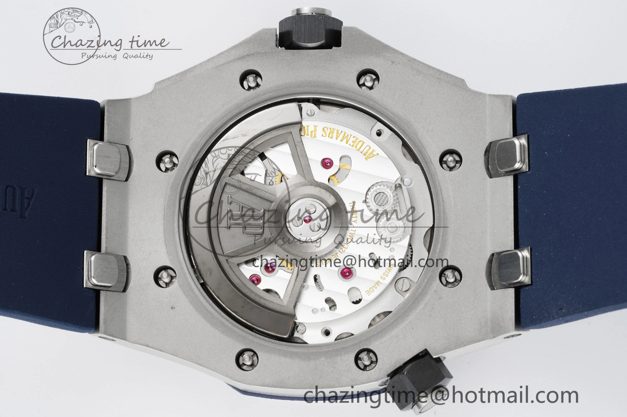 Royal Oak Offshore Diver 15720 IPF Best Edition Blue Dial on Blue Rubber Strap A4308