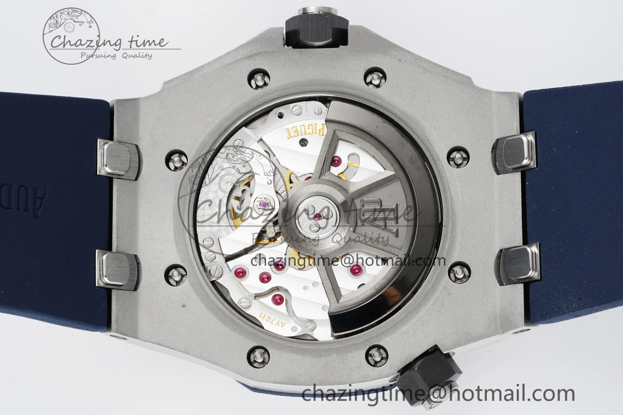Royal Oak Offshore Diver 15720 IPF Best Edition Blue Dial on Blue Rubber Strap A4308